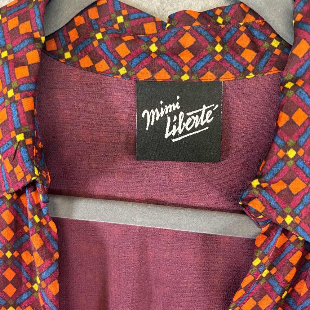 Mimi Liberte by Michael Klein Silk Mini Dress Sz. 40 - Picture 7 of 7
